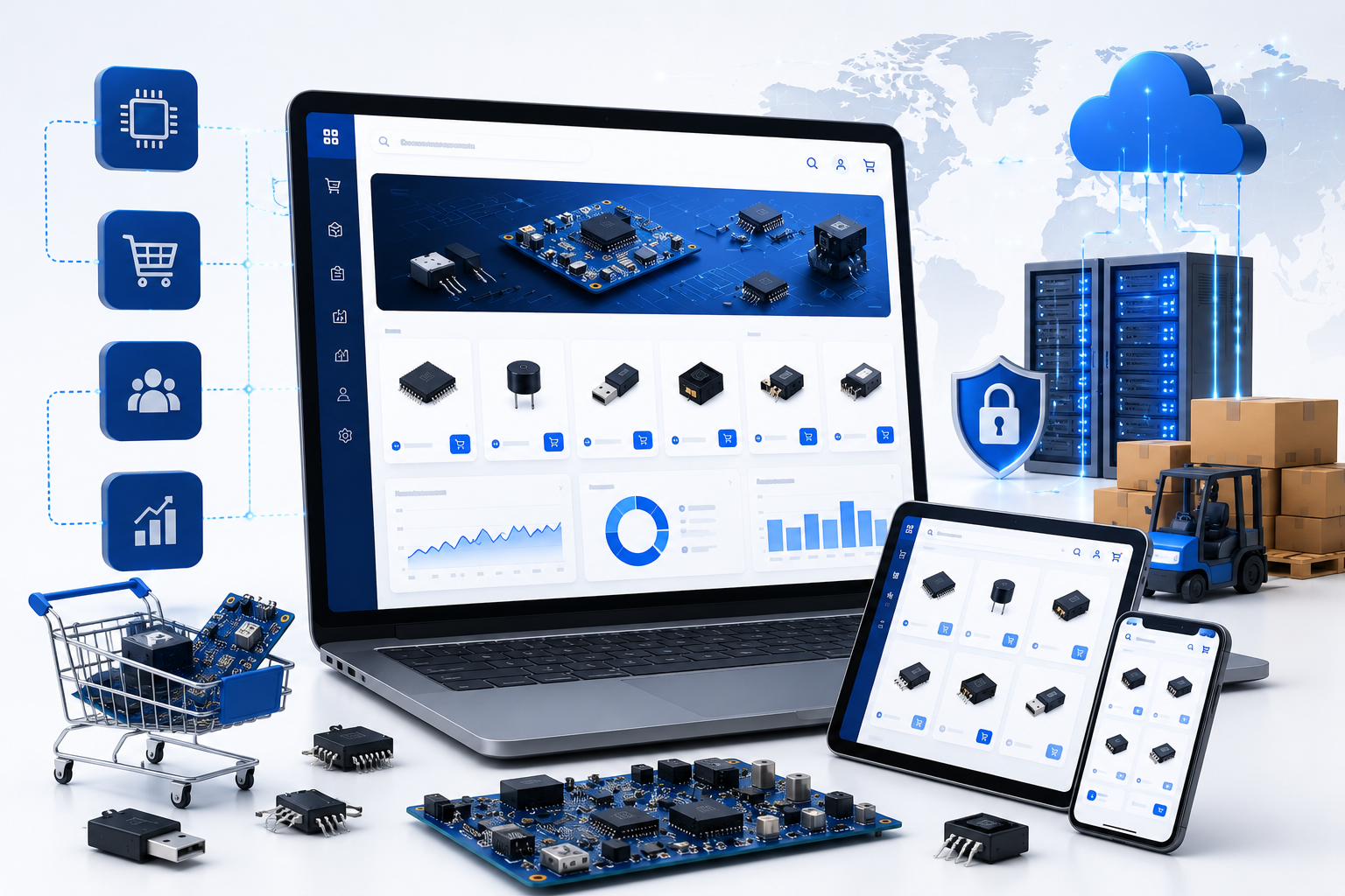 Scalable B2B Electronics Commerce Portal